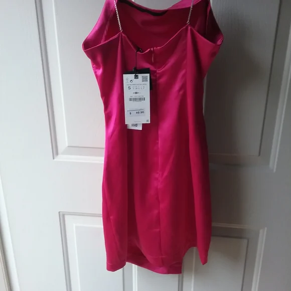 Zara Cocktail  Dress with Diamond like Straps - Picture 3 of 4